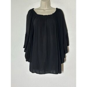 Elan Boho Whimsigoth Top Women OS Flare Sleeves Festival WItchy‎ FairyGrunge